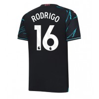 Fotbalové Dres Manchester City Rodri Hernandez #16 Alternativní 2023-24 Krátký Rukáv